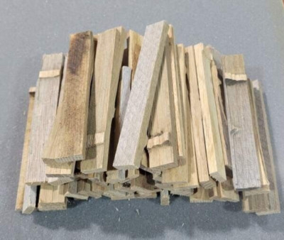 1 pound UNCHARRED American White Oak Quercus alba - Rapid Jar Aging Whiskey Stix