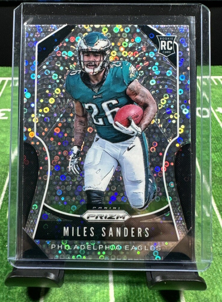 2019 Panini Prizm Disco Miles Sanders Rookie Philadelphia Eagles #326