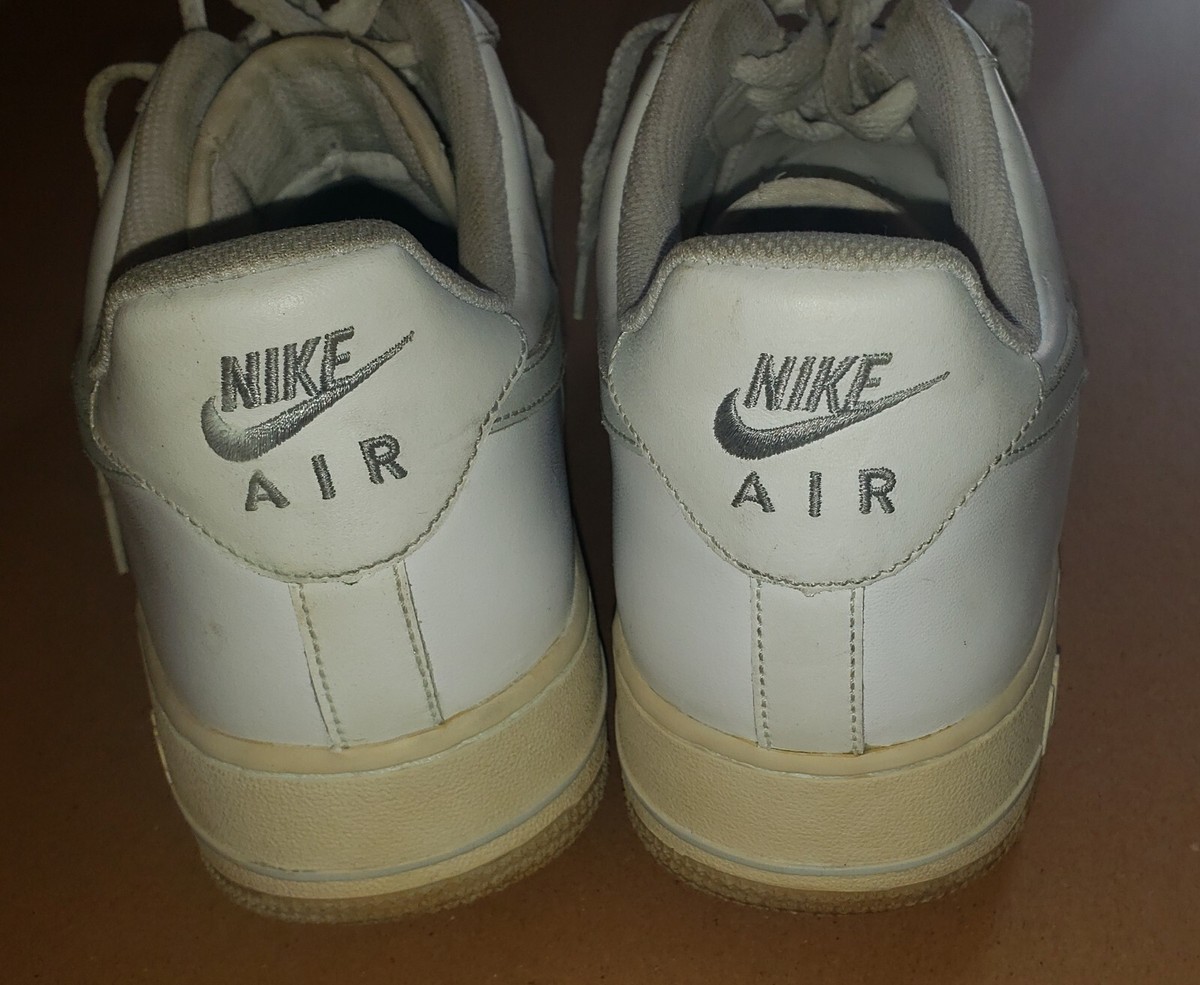 Nike Air Force One Low AF1 'Triple White' Athletic Shoes