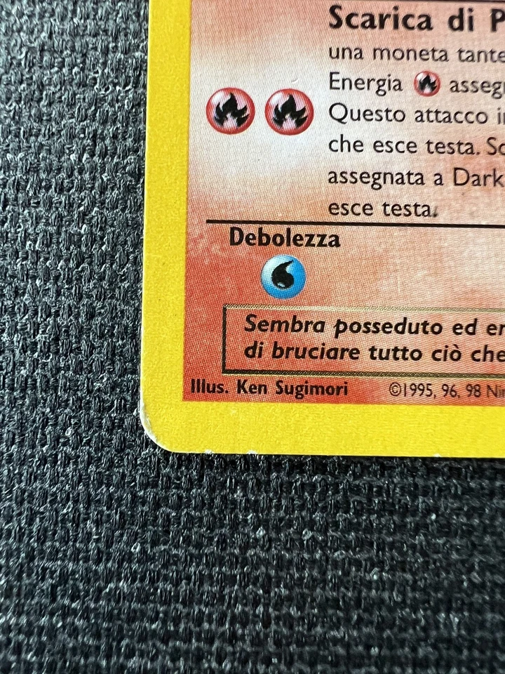 Pokemon - Dark Charizard non holo 1. Edition - 21/82 - Rocket Italienisch - Good - Bild 2 von 4