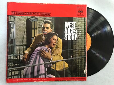WEST SIDE STORY BSO LP VINILO GRABADO EEUU COLUMBIA NATALIE WOOD RICHARD BEYMER