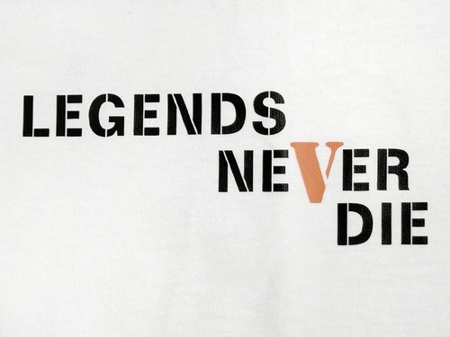 NWT VLONE LEGENDS NEVER DIE Size XL Doves Hip Hop Rap T-Shirt 100% Cotton - Picture 2 of 7