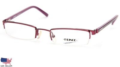 NEW PRINCE 82-020 RD506 RED /BURGUNDY EYEGLASSES GLASSES FRAME 45-19-135mm Italy