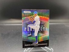 Simeon Woods-Richardson 2021 Prizm Prospects Silver P-SW Blue Jays Twins