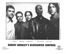 Blues Rock ROBERT BRADLEY'S BLACKWATER SURPRISE B&W 8x10 Publicity PHOTO