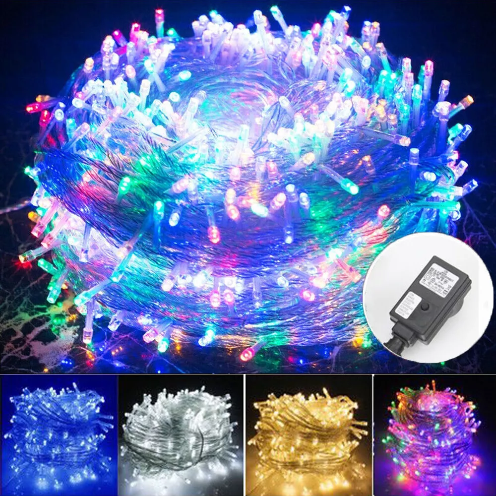 10 100M LED String Fairy Lights Outdoor Christmas Party Home Decor