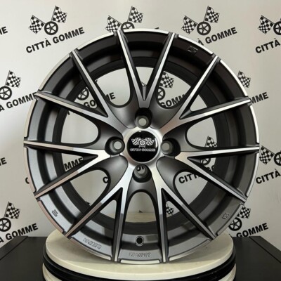 Set 4 Compatible Alloy Wheels FIAT Grande Punto and Punto Evo 15'' New
