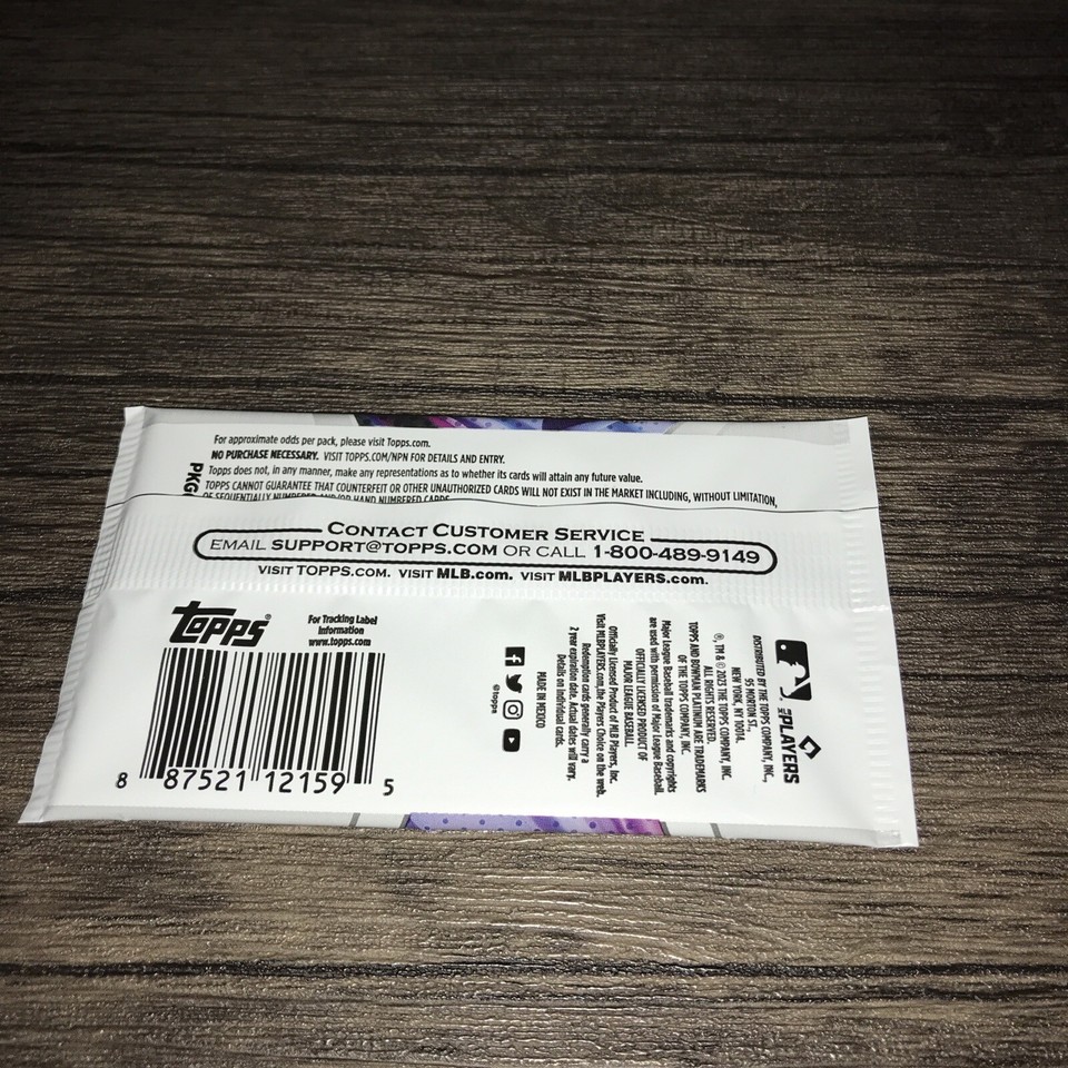 (1) 2023 Bowman Platinum Baseball4 Card PackFactory Sealed eBay