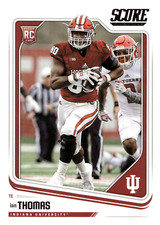 2018 Score - Rookies #338 Ian Thomas (RC) Panthers Indiana Hoosiers