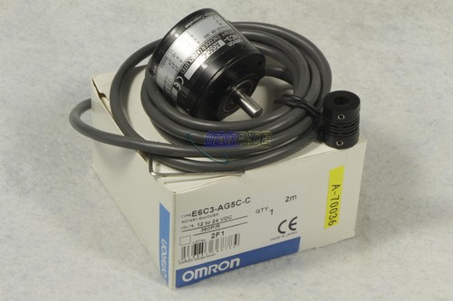 Nuovo 1PZ OMRON E6C3-AG5C-C 360P/R ENCODER ROTATIVO E6C3AG5CC Nuovo - Foto 3 di 6