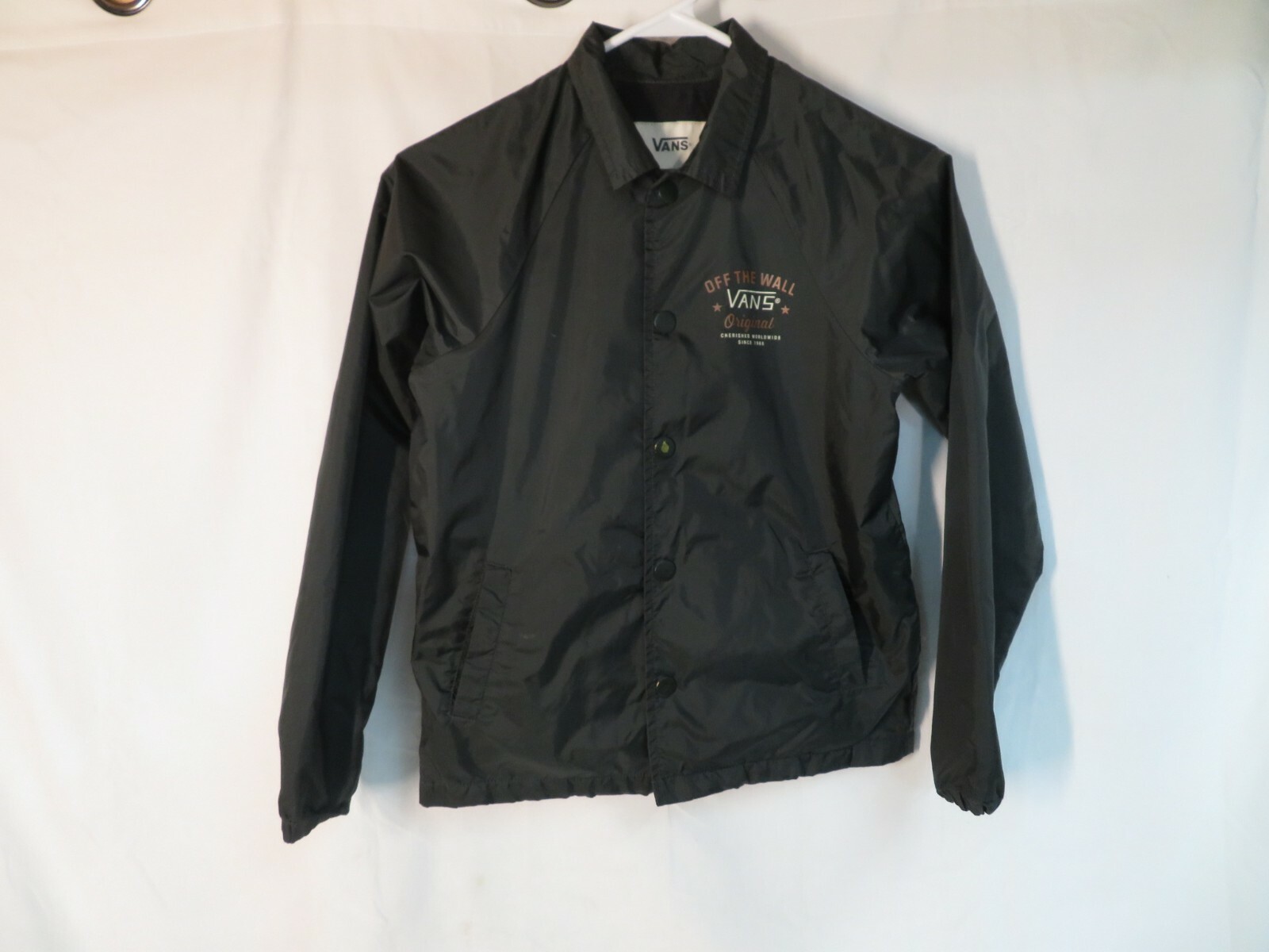 VANS OFF THE WALL ORIGINAL JUNIOR SMALL WINDBREAKER JACKET