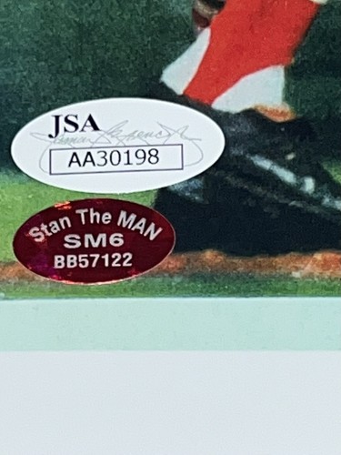 Stan Musial HOF Signed 11x14 Glossy Photo Autographed St Louis Cardinals JSA STM - Picture 3 of 4