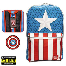 captain america herringbone backpack