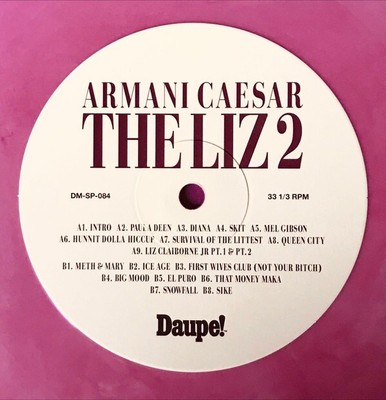 NEW SEALED Armani Caesar The Liz 2 PINK GALAXY Vinyl - Griselda 
