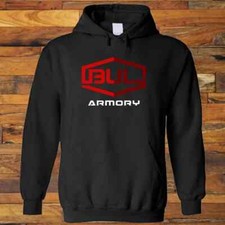 Bul Armory Guns Firearms Men's Black Hoodie Size S to 3XL.webp