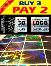 240 Custom print hologram VOID sticker label security warranty seals 1.2"x1"