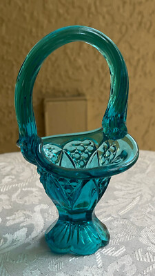 フェントン ブルーボウル フェントン ブルー クレスト フリルリム ボウル 2点セット - メルカリ