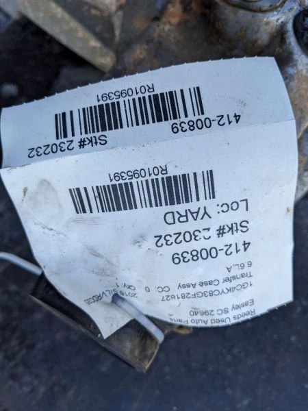 Transfer Case 6.6L Diesel Floor Shift Fits 15-16 SIERRA 2500 PICKUP 1095391 - Image 2 of 4