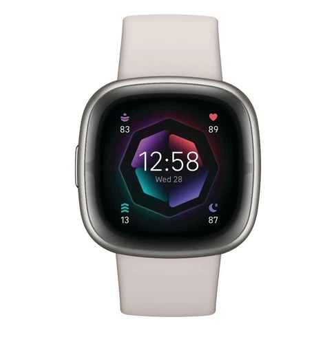 Fitbit Sense 2 Platinum Smartwatch Advanced Health Tracker FB521SRWT-US 1443-image