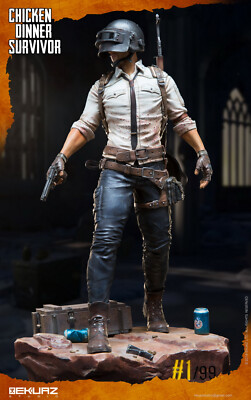 EKUAZ STUDIO PUBG chicken dinner survivor 1/6 scale statue H33cm