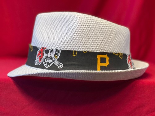 MLB Pittsburgh Pirates Unisex Sommer Fedora Panama Strohhut mit Band - Bild 5 von 26