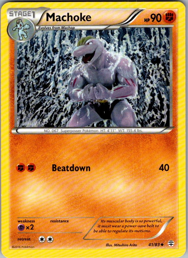 Machoke Generations 41/83 Uncommon Pokemon Near Mint