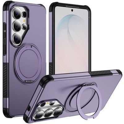For Samsung Galaxy S23/S24/S25/S26 Ultra Shockproof TPU+PC Stand Mag Safe Case