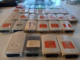 USA SEGA Dreamcast off brand Memory Card HUGE LOT Tested read 