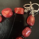 Red Coral Chunk Bracelet — photo 7