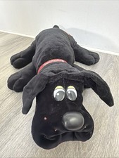 Vintage 1985 Pound Puppy Rumple Skins Black Tonka Original Red Collar 18