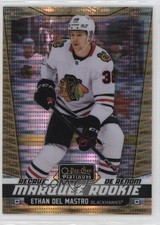 2024 O-Pee-Chee Platinum Marquee Rookies Seismic Gold 7/50 Ethan Del Mastro 19pg