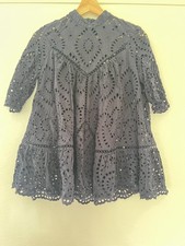 Zimmermann Broderie Anglaise Blouse 100% Cotton Size 0 Or US 4