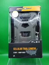 SPYPOINT Flex Cellular Trail Camera Dual-Sim LTE 1080p Videos 33MP Night Vision