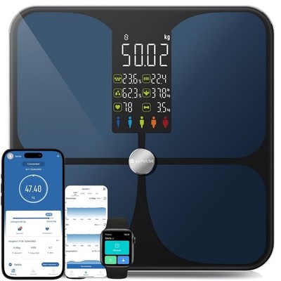 Körperfettwaage Personenwaage Muskelmasse BMI Herzfrequenz