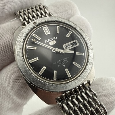 Vintage Seiko 5 6119-8460 Gene Kranz Automatic Sport Diver Day