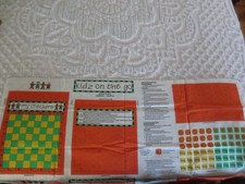5069. Springs Industries KIDS ON THE GO GAMES COTTON FABRIC - 45" x 1/2 yd.