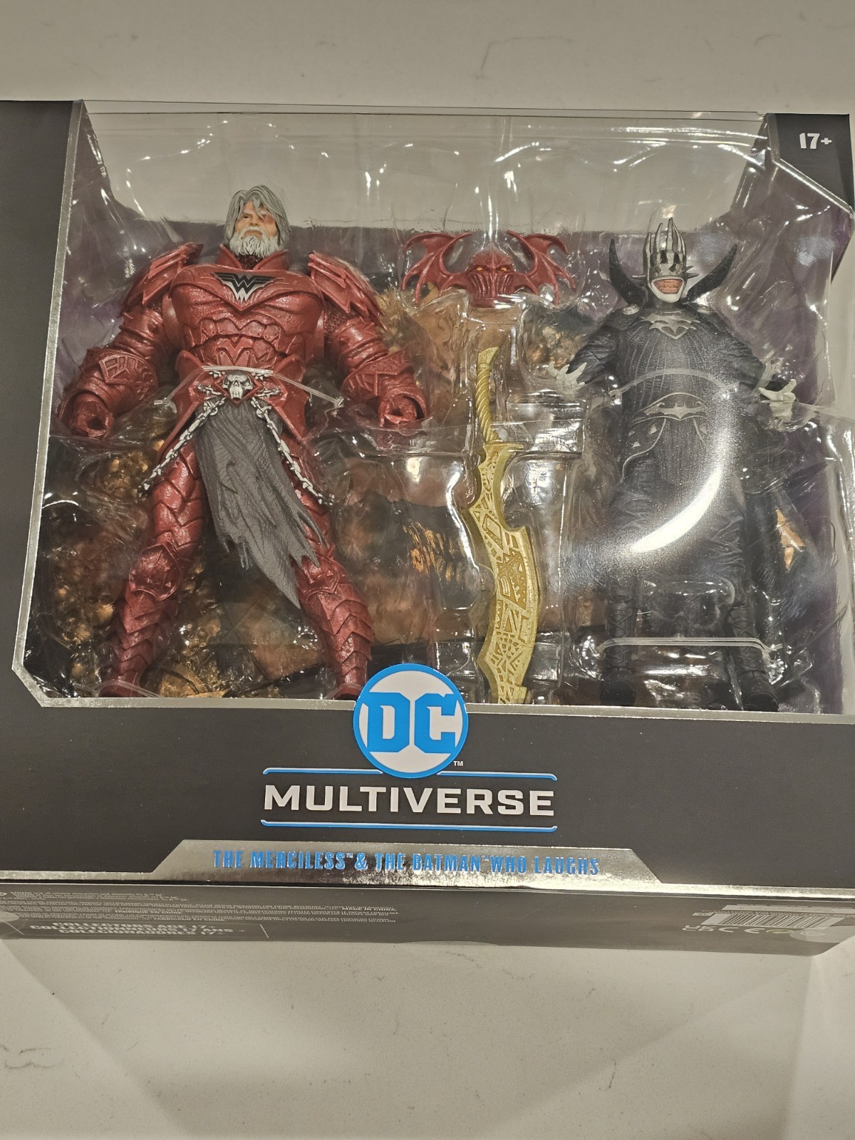 DC Multiverse The Merciless & The Batman Who Laughs Figures 2 Pack Mcfarlane NEW