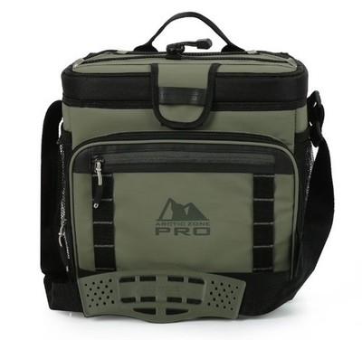 AZ Pro 16 Can Soft Sided Zipperless Cooler, Ice up to 2 Days, Smart Bin (Green)