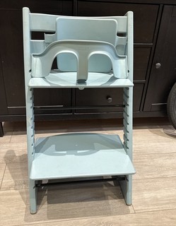 stokke tripp trapp high chair aqua blue Adjustable Seat & Footrest baby set.