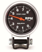 Autometer 3708 Sport-comp Tachometer 2-58 8k Rpm Pedestal Autometer 3708 Sport-comp Tachometer 2-58 8k Rpm Pedestal