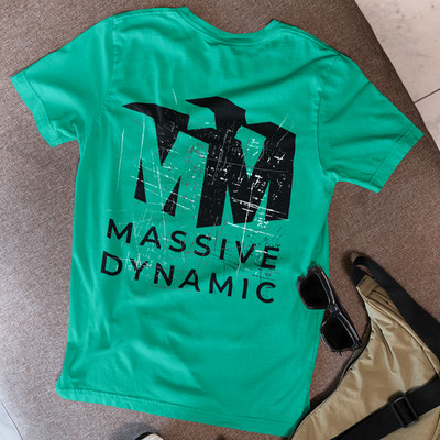Premium Massive Dynamic Fringe Tee - TV Show Distressed Logo Shirt by OnCulture