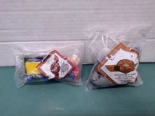 2 1995 McDonalds Friendly Skies Happy Meal Toys Birdie Luggage Cart Plush Plane
