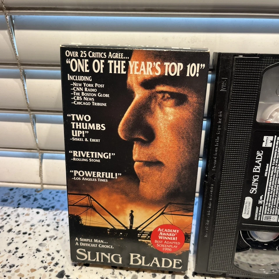 Sling Blade (VHS, 1997) Billy Bob Thornton V10 Foto 3 de 3