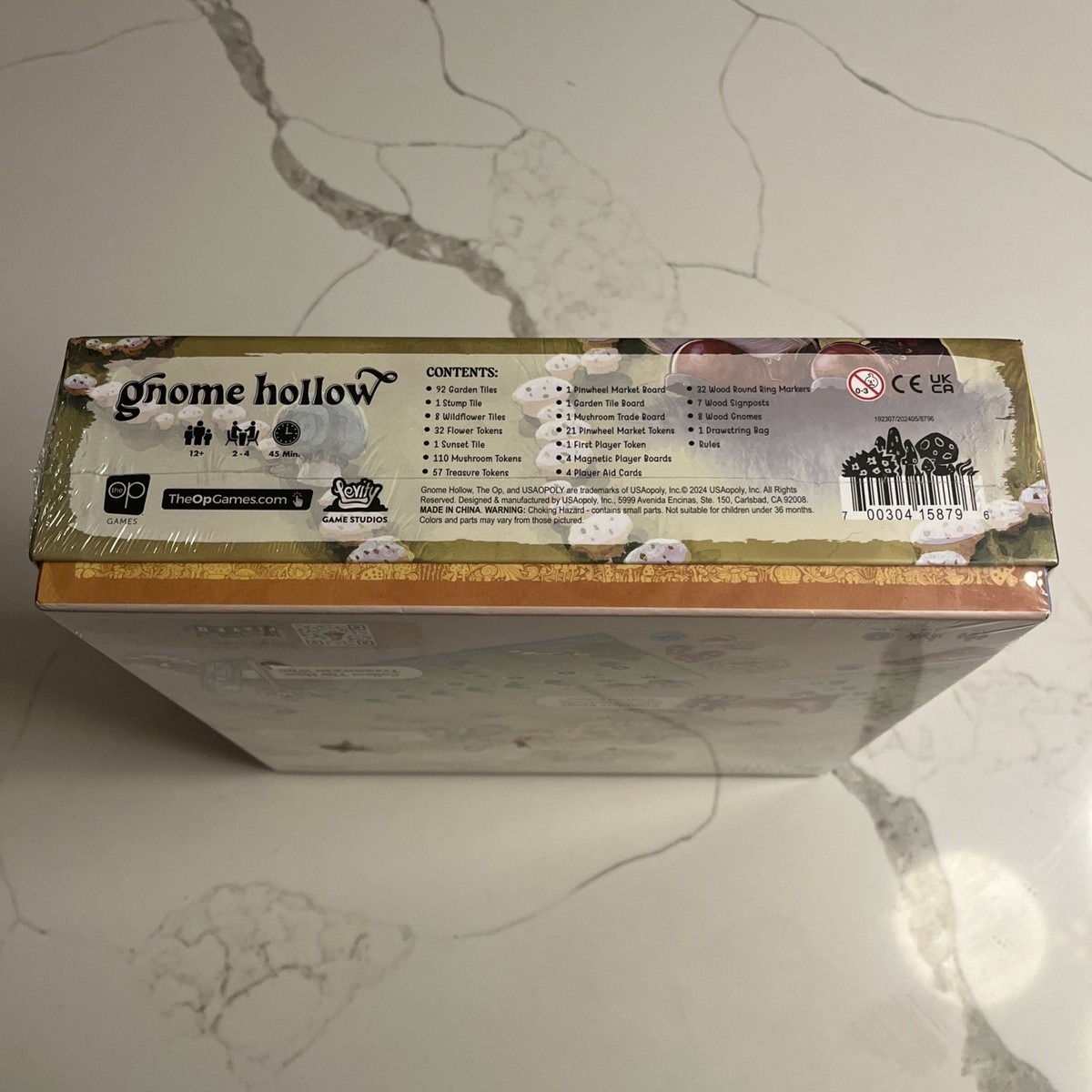 Gnome Hollow Gioco Da Tavolo - Posa Piastrelle - Gioco Di Strategia - USAOPOLY - Nuovo Sigillato