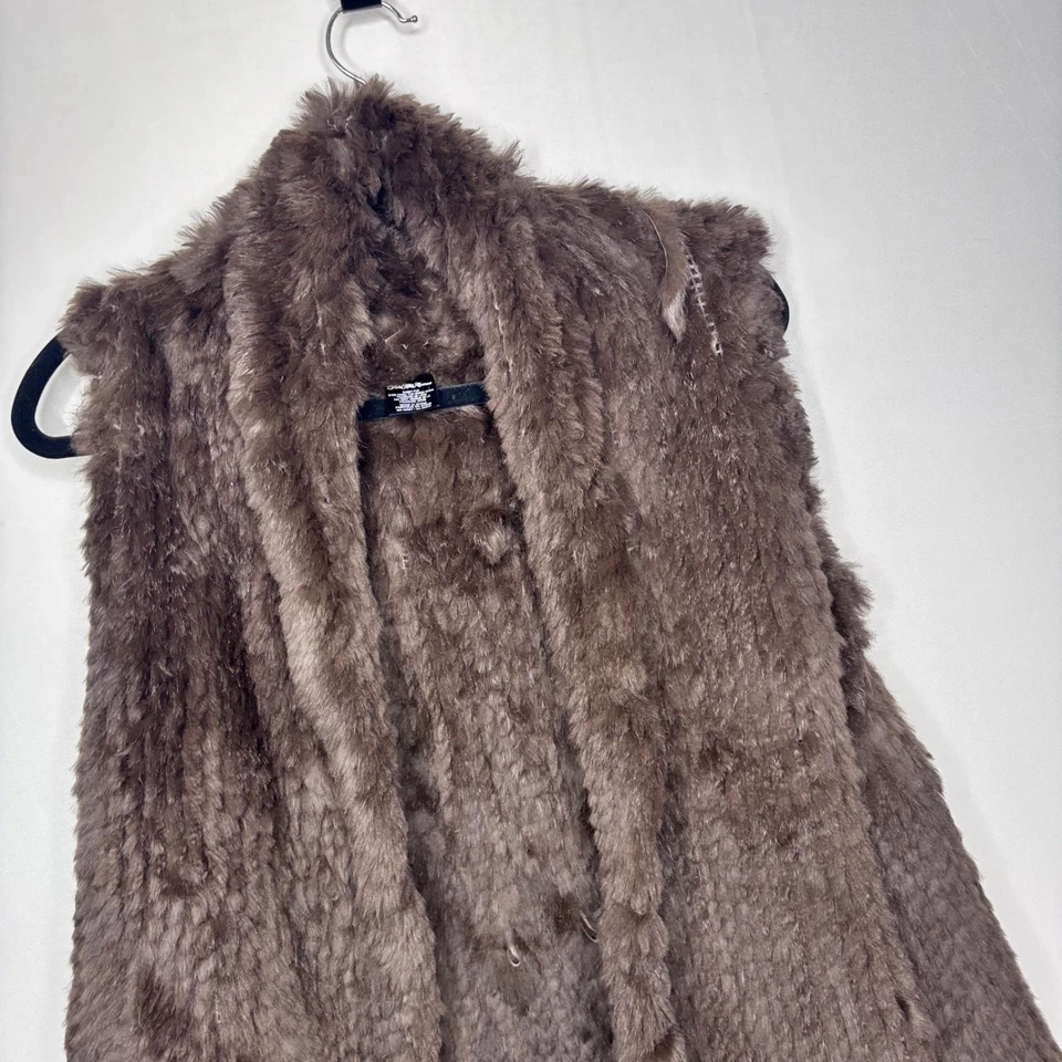 Chaleco de piel de conejo talla única renacentista cosplay defectos medievales vintage Saks Foto 3 de 4