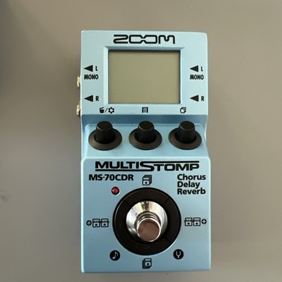 Zoom MS-70CDR MultiStomp Gitarren-Effekt-Pedal - Chorus / Delay / Reverb - Originalverpackt