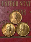 PREMIUM RED GEMS :  1948-P   1948-D   1948-S   Cent Penny Set  GEM RED BU CENTS