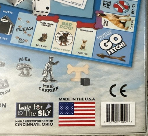 NEW SEALED Dog-Opoly by Late for the Sky Games Monopoly Style Game - Picture 3 of 4