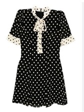 Reformation x Nara Smith Whimsical Polka Dot Mini Dress