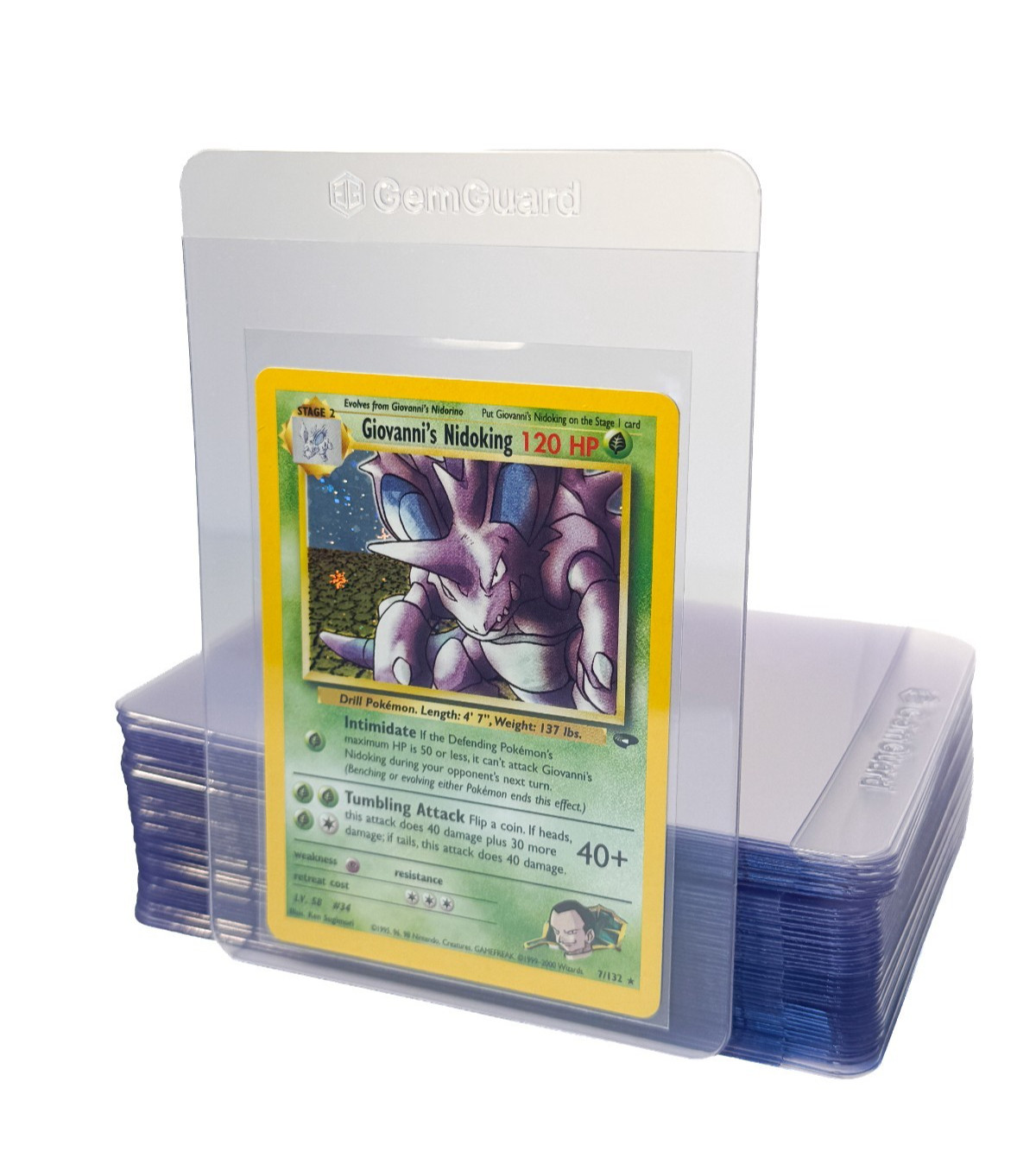 GemGuard Semi-Rigid Card Holders Pokemon Card Savers Sports PSA Grading Sleeves foto 5